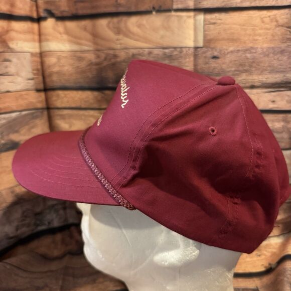 Farmers Elevator Happy Texas Vintage Red Hat Cap Agriculture Grain Snapback - Picture 4 of 7